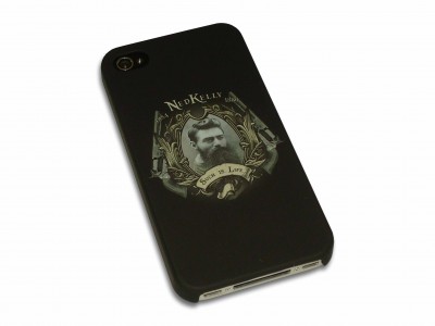 Iphone 4 cover Ned kelly 'Such is life' logo