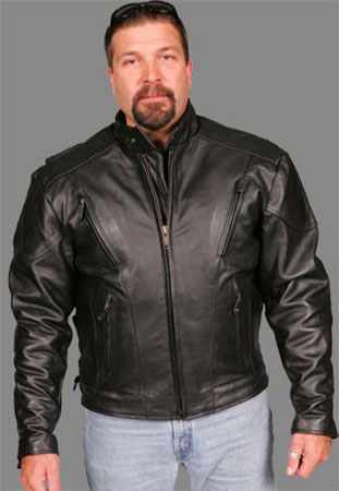 Men's Premium Cowhide Vented Motorcycle Jacket - Motorbike accessories ...